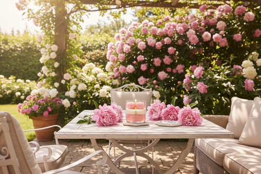 Lumânare Romantic Peony
