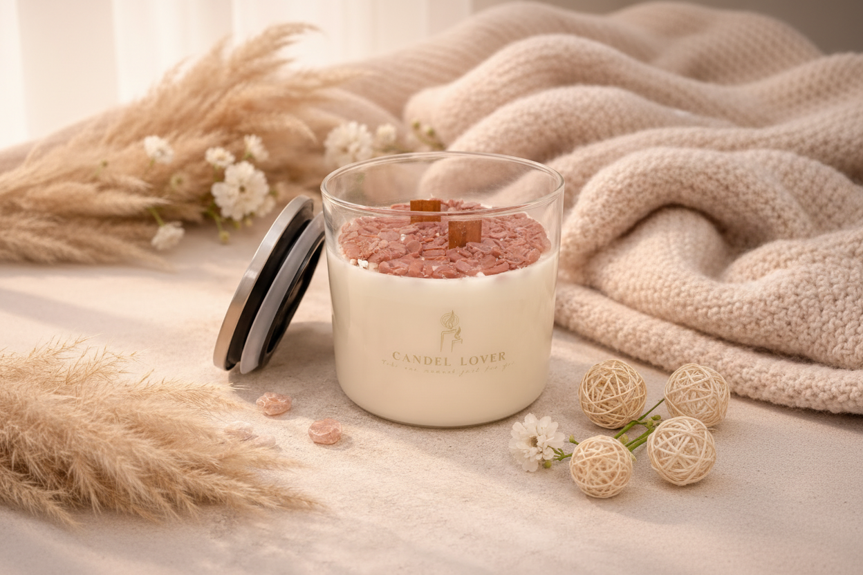 Lumânare Candel Lover - prezentare elegantă