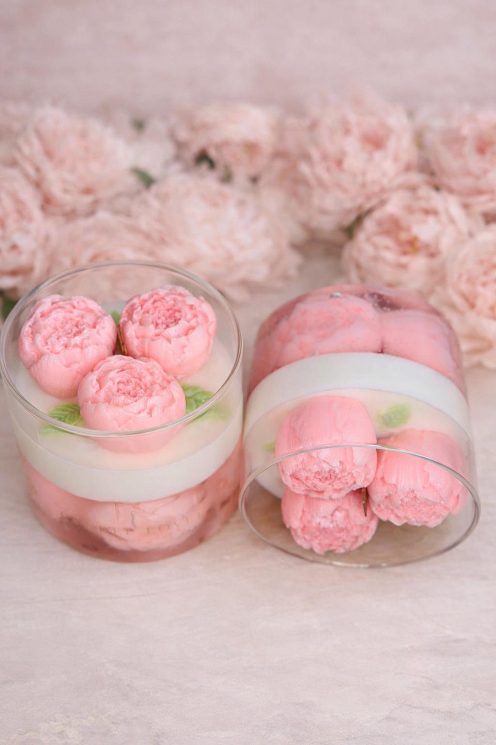 Lumânare Romantic Peony