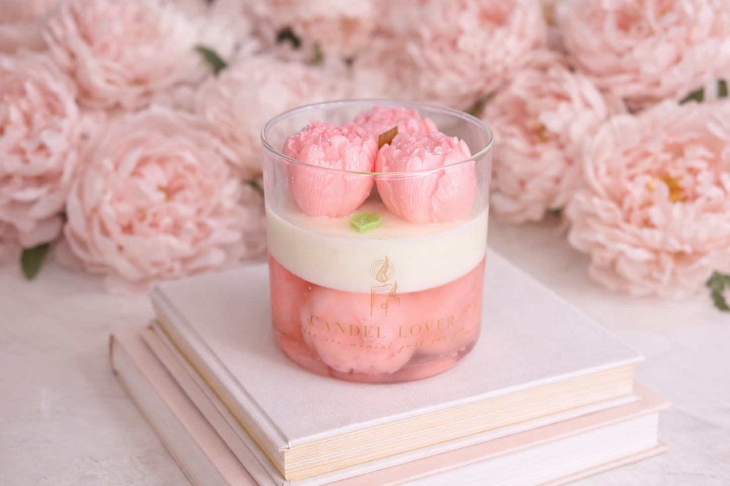 Lumânare Romantic Peony