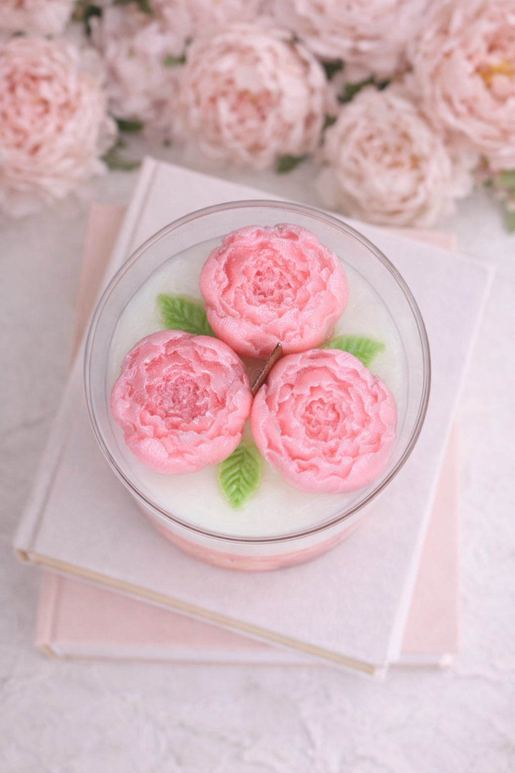 Lumânare Romantic Peony